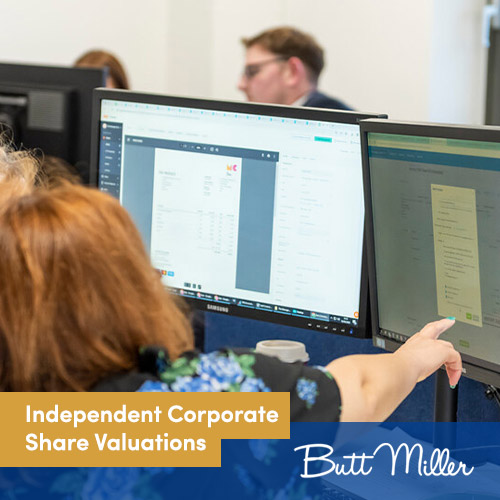 independent corporate share valuations